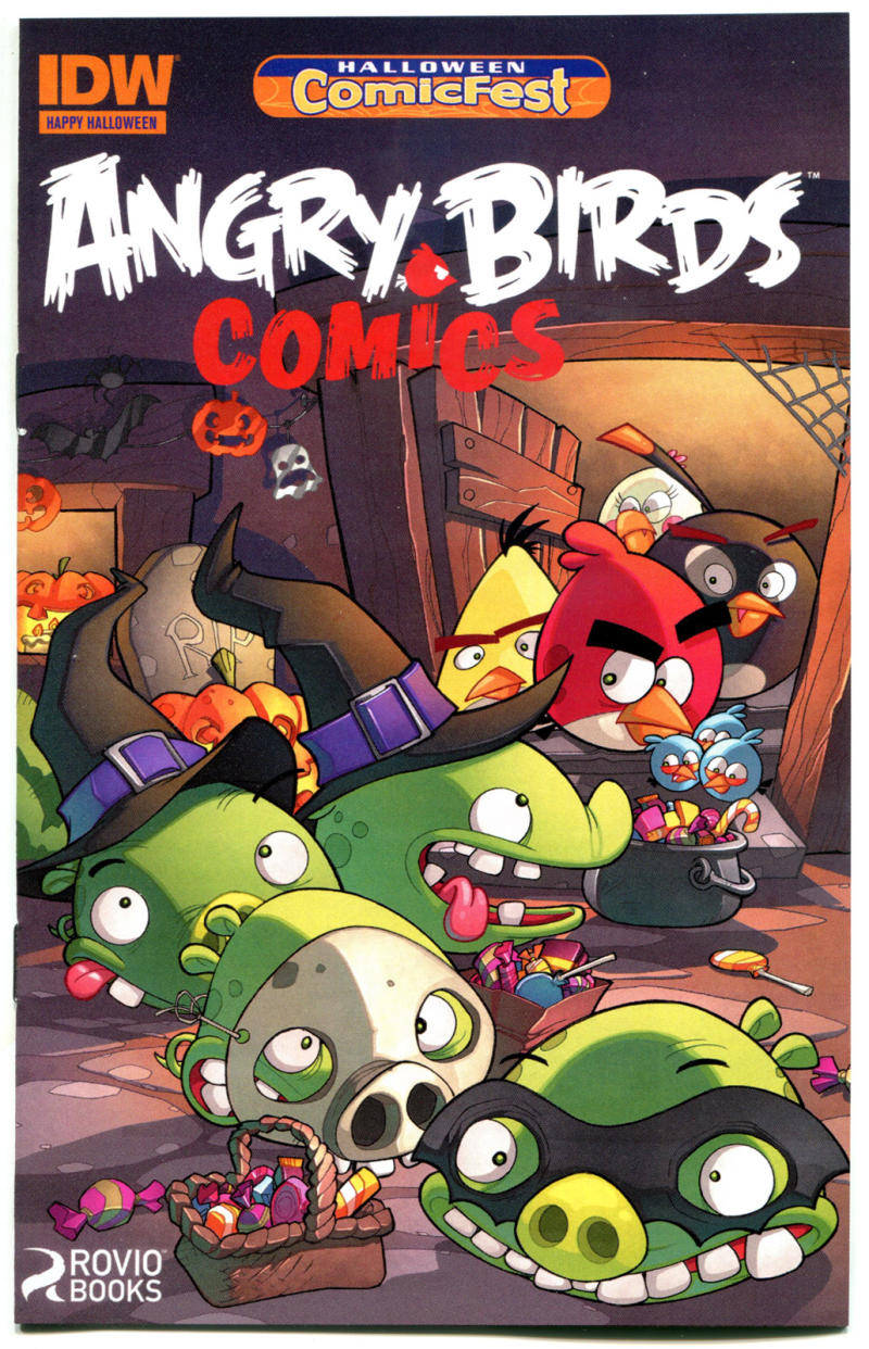 ANGRY BIRDS Halloween ashcan, Promo, 2014, NM, more IDW in store