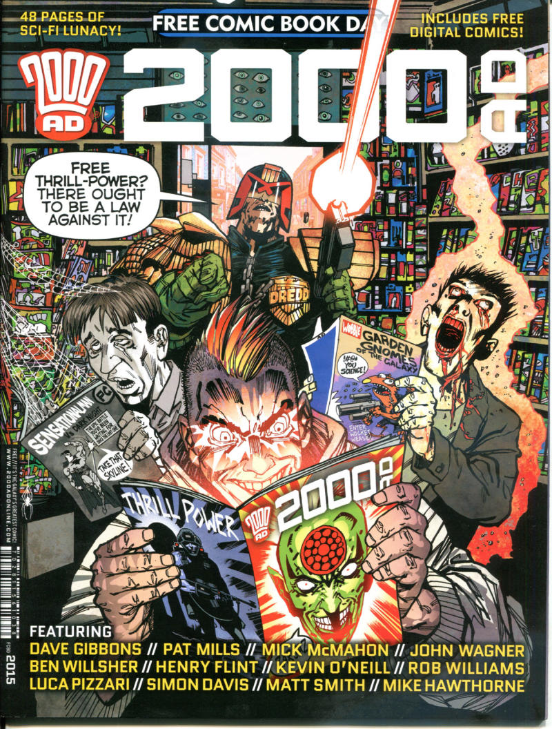 2000 AD #1, NM, FCBD, Judge Dredd, 2015, more Promo / items in store