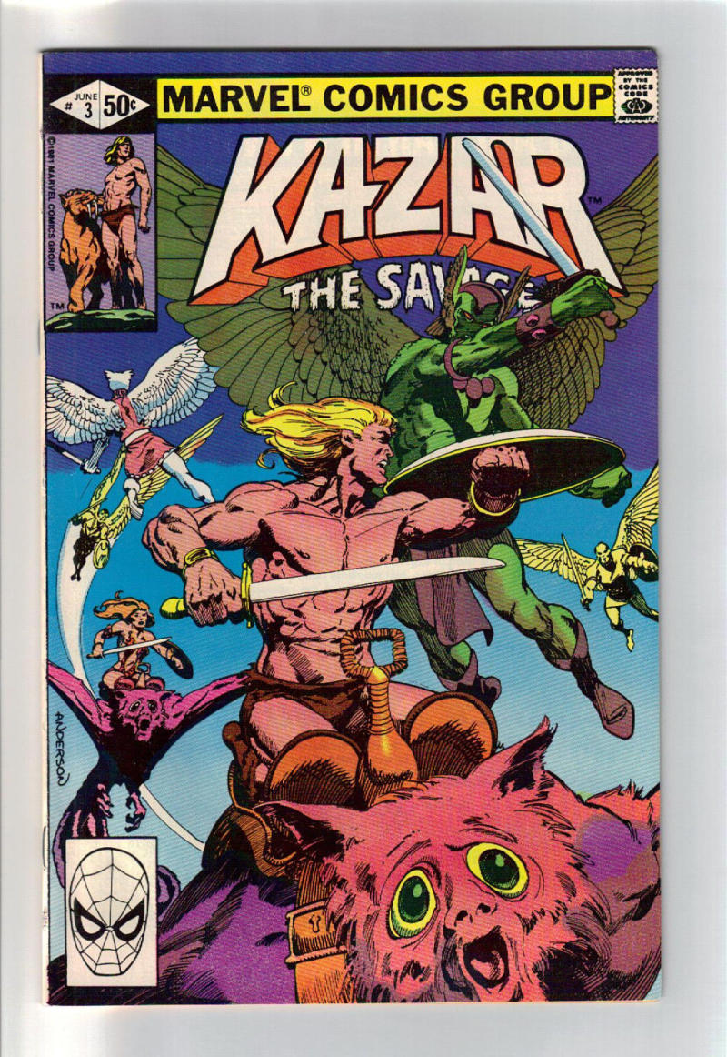 KA-ZAR #3, VF/NM, Anderson, Jungle, Savage, 1981, Shanna, more Marvel in store