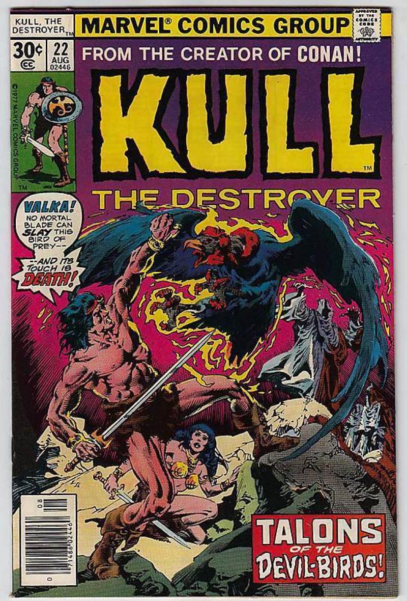 KULL the CONQUEROR #22, VF/NM, Robert E Howard, 1971 1977, King, Destroyer
