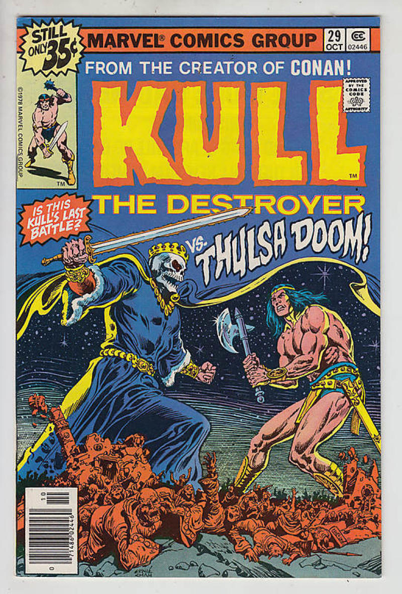 KULL the CONQUEROR #29, VF, Robert E Howard, 1971 1978, King, Destroyer