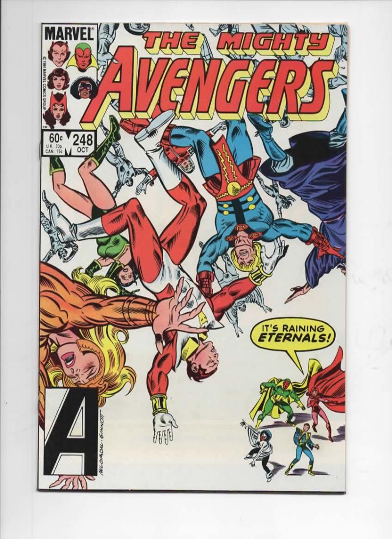 AVENGERS #248, VF/NM, Eternals, Captain Marvel, 1963 1984, more Marvel in store