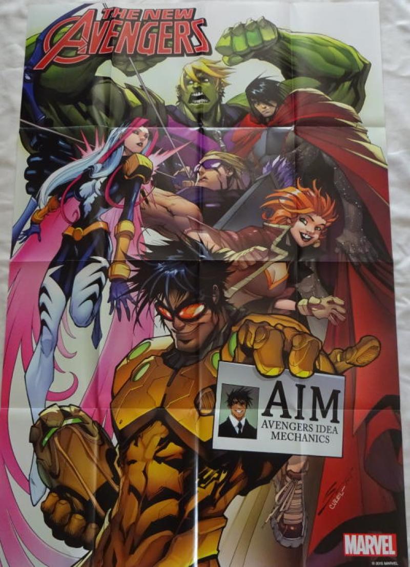NEW AVENGERS Promo Poster, 24 x 36, 2015, MARVEL, Unused more in our store 185