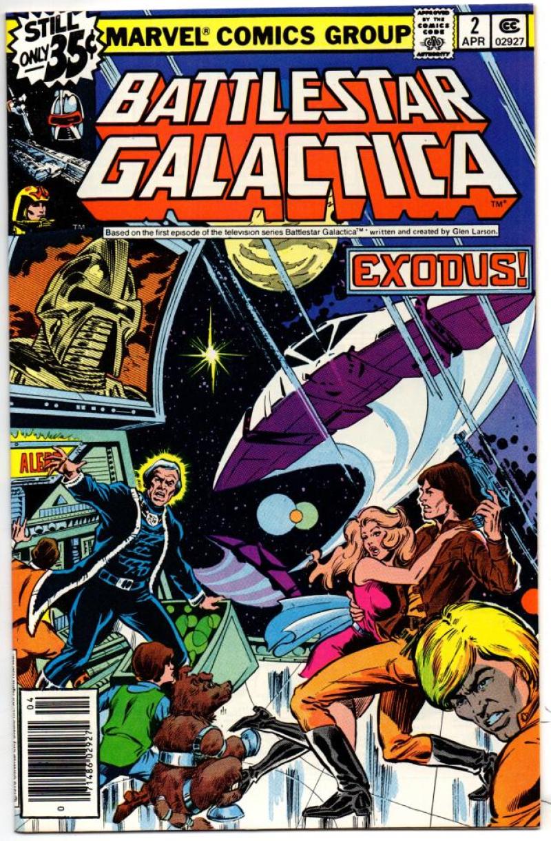 BATTLESTAR GALACTICA #2, NM-, Apollo, Zac, Cyclons, 1979, Exodus