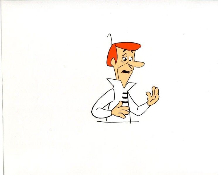 JETSONS Original Production Cel, Animation, George Jetson, more Cels in store