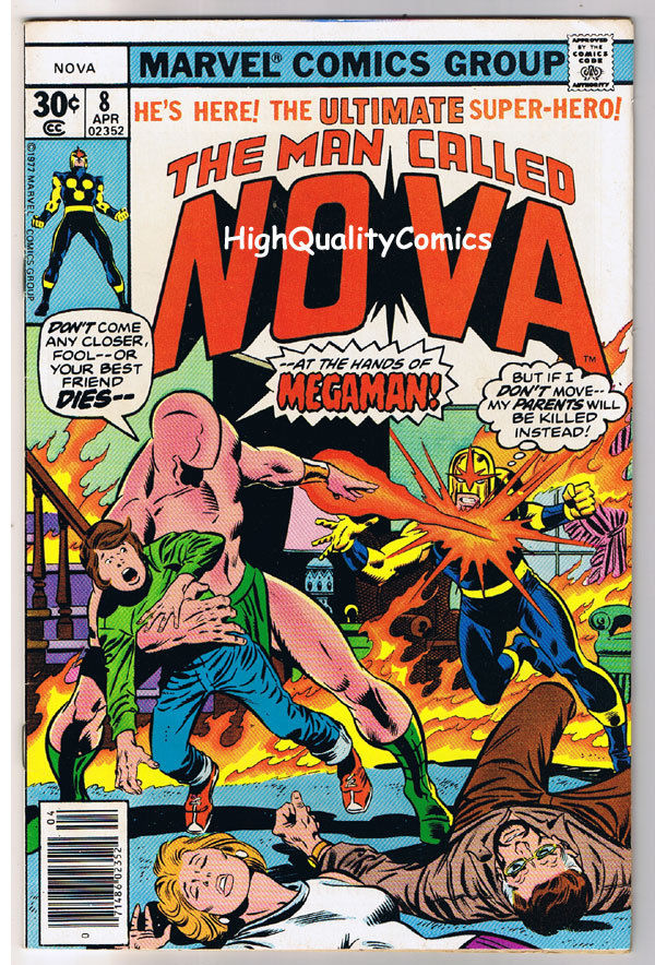 NOVA #8, FN, Megaman, Buscema, Marv Wolfman, 1976, more in store