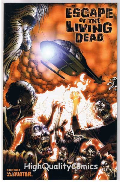 ESCAPE of the LIVING DEAD #5, NM, Avatar, Zombies, 2005, more Horror in store