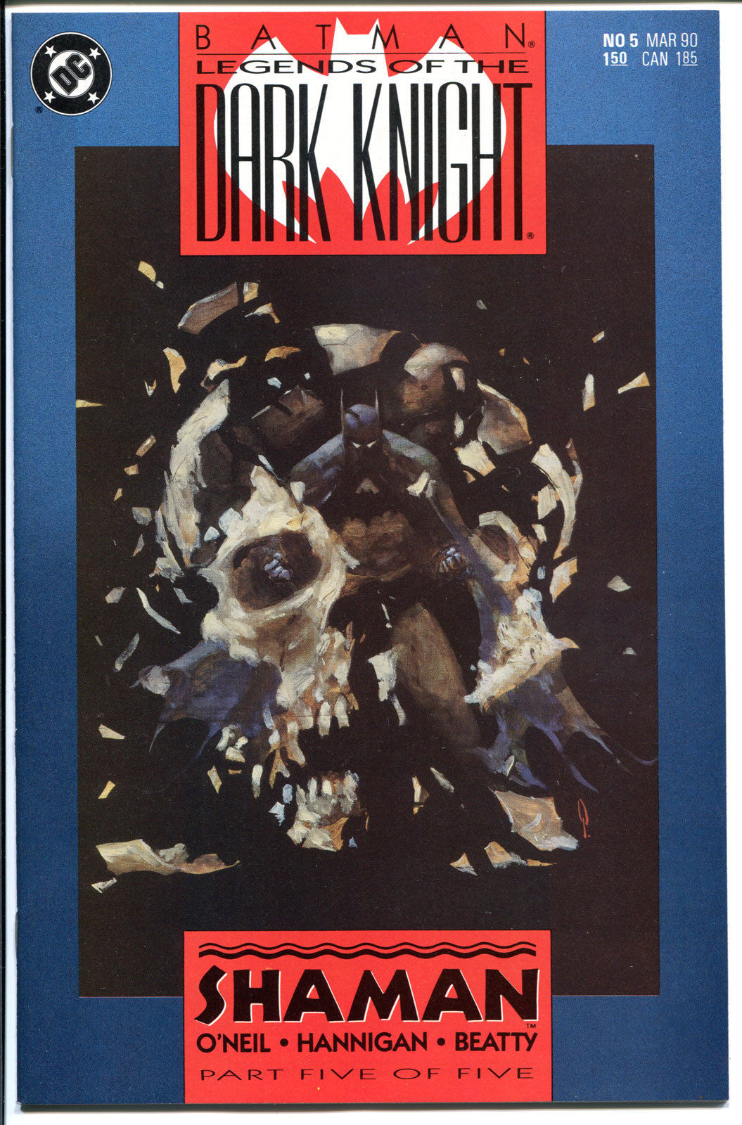 BATMAN: LEGENDS OF THE DARK KNIGHT #5, Shaman, 1989,NM+