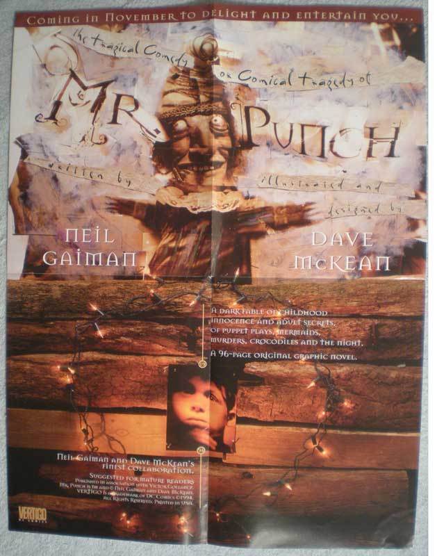 MR. PUNCH Promo poster, Neil Gaiman, 17