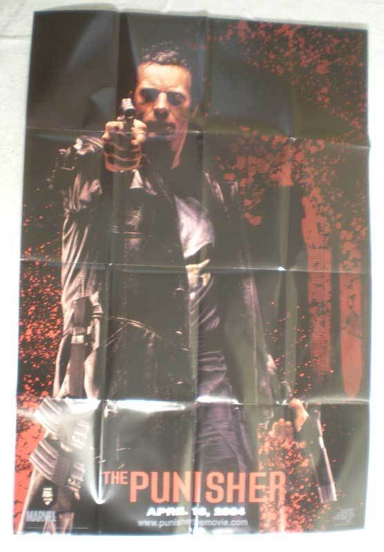 PUNISHER Promo Poster, Thomas Jane, Movie, 2004, Unused, more in our store